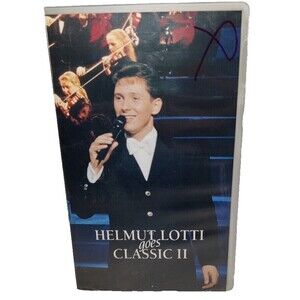 Helmut Lotti Goes Classic II VHS Tape Hard Case 1996 VHS Video